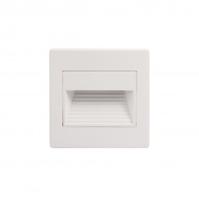 DK3050-WH Светильник встраиваемый в стену, IP 20, LED 3000, 1 Вт, белый, пластик в Режи - rezh.ok-mebel.com | фото 3