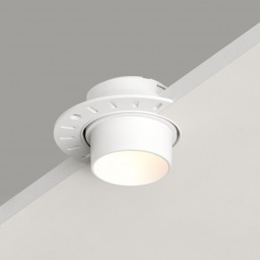 DK3056-WH Встраиваемый светильник под шпатлевку, IP20, до 15 Вт, LED, GU5,3, белый, пластик в Режи - rezh.ok-mebel.com | фото 2