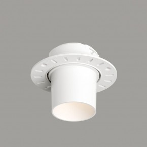 DK3057-WH Встраиваемый светильник под шпатлевку, IP20, до 15 Вт, LED, GU5,3, белый, пластик в Режи - rezh.ok-mebel.com | фото