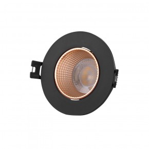 DK3061-BBR Встраиваемый светильник, IP 20, 10 Вт, GU5.3, LED, черный/бронзовый, пластик в Режи - rezh.ok-mebel.com | фото