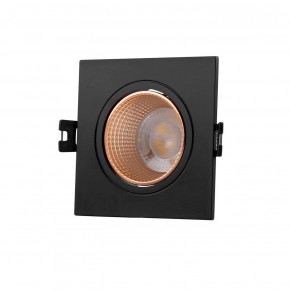 DK3071-BBR Встраиваемый светильник, IP 20, 10 Вт, GU5.3, LED, черный/бронзовый, пластик в Режи - rezh.ok-mebel.com | фото 1