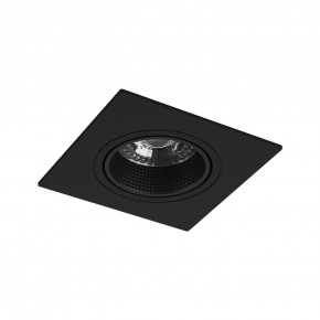 DK3071-BK Встраиваемый светильник, IP 20, 10 Вт, GU5.3, LED, черный/черный, пластик в Режи - rezh.ok-mebel.com | фото 6