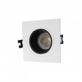 DK3071-WH+BK Встраиваемый светильник, IP 20, 10 Вт, GU5.3, LED, белый/черный, пластик в Режи - rezh.ok-mebel.com | фото