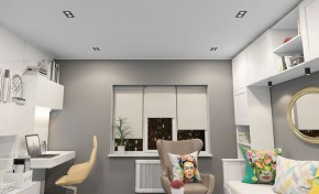 DK3072-BK+WH Встраиваемый светильник, IP 20, 10 Вт, GU5.3, LED, черный/белый, пластик в Режи - rezh.ok-mebel.com | фото 2