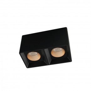 DK3085-BK+BR Светильник накладной IP 20, 10 Вт, GU5.3, LED, черный/бронзовый, пластик в Режи - rezh.ok-mebel.com | фото