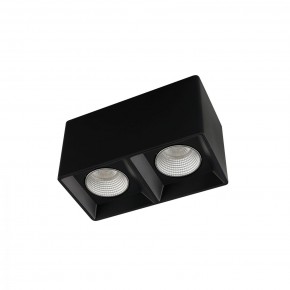 DK3085-BK+CH Светильник накладной IP 20, 10 Вт, GU5.3, LED, черный/хром, пластик в Режи - rezh.ok-mebel.com | фото