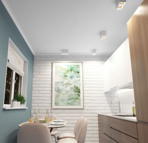DK3085-WH+BR Светильник накладной IP 20, 10 Вт, GU5.3, LED, белый/бронзовый, пластик в Режи - rezh.ok-mebel.com | фото 2