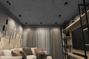 DK3090-BK+CH Светильник накладной IP 20, 10 Вт, GU5.3, LED, черный/хром, пластик в Режи - rezh.ok-mebel.com | фото 2
