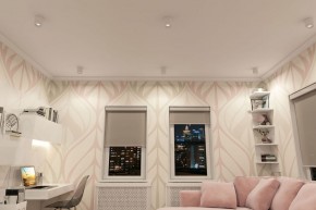 DK3090-WH+CH Светильник накладной IP 20, 10 Вт, GU5.3, LED, белый/хром, пластик в Режи - rezh.ok-mebel.com | фото 2