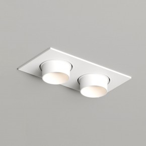 DK3122-WH Встраиваемый светильник, IP20, до 15 Вт, LED, GU5,3, белый, пластик в Режи - rezh.ok-mebel.com | фото