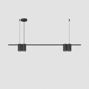 DK4061-BK Подвесной светильник ORBIT, IP20, 4xGU10 LED до 15 Вт, черный матовый, алюминий в Режи - rezh.ok-mebel.com | фото 2