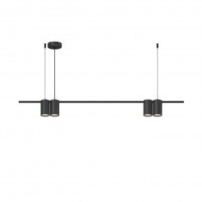 DK4061-BK Подвесной светильник ORBIT, IP20, 4xGU10 LED до 15 Вт, черный матовый, алюминий в Режи - rezh.ok-mebel.com | фото 3