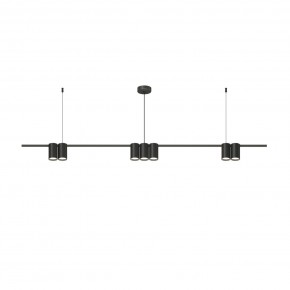 DK4063-BK Подвесной светильник ORBIT, IP20, 7xGU10 LED до 15 Вт, черный матовый, алюминий в Режи - rezh.ok-mebel.com | фото 3