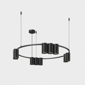 DK4065-BK Подвесной светильник ORBIT, IP20, 10xGU10 LED до 15 Вт, черный матовый, алюминий в Режи - rezh.ok-mebel.com | фото 2