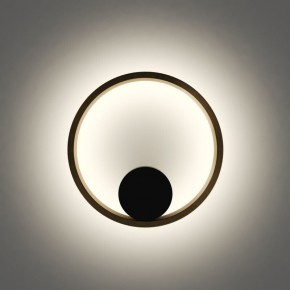DK5060-BK+SG Бра ORBIT, IP20, 3000К, LED, 10 Вт, черный + сатинированное золото, алюминий в Режи - rezh.ok-mebel.com | фото 4