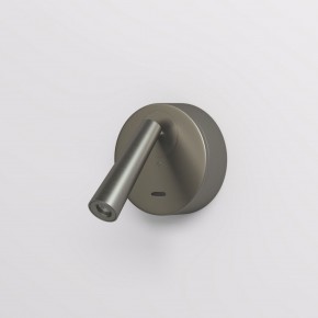 DK5072-DN Бра SHINE WALL со светодиодом, D104*H68, IP20, 3000К, 3W, RA?90, темный никель, алюминий в Режи - rezh.ok-mebel.com | фото 2