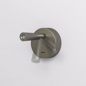 DK5072-DN Бра SHINE WALL со светодиодом, D104*H68, IP20, 3000К, 3W, RA?90, темный никель, алюминий в Режи - rezh.ok-mebel.com | фото 3