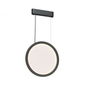 DK6604-BK Подвесной вертикальный светильник Veil со светодиодом H1500 d450 220V 36W 3000-6000K IP20 черный алюминий в Режи - rezh.ok-mebel.com | фото 3
