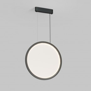 DK6606-BK Подвесной вертикальный светильник Veil со светодиодом H1700 d600 220V 48W 3000-6000K IP20 черный алюминий в Режи - rezh.ok-mebel.com | фото 3