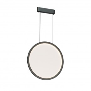 DK6606-BK Подвесной вертикальный светильник Veil со светодиодом H1700 d600 220V 48W 3000-6000K IP20 черный алюминий в Режи - rezh.ok-mebel.com | фото 5