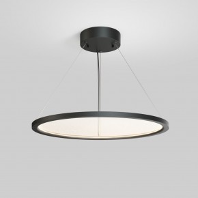 DK6616-BK Подвесной горизонтальный светильник Veil со светодиодом H900 d600 220V 48W 3000-6000K IP20 черный алюминий в Режи - rezh.ok-mebel.com | фото