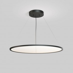 DK6620-BK Подвесной горизонтальный светильник Veil со светодиодом H900 d1000 220V 82W 3000-6000K IP20 черный алюминий в Режи - rezh.ok-mebel.com | фото