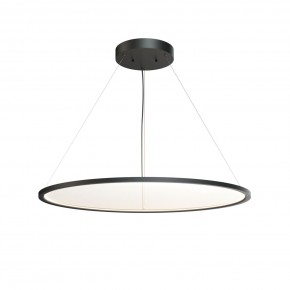 DK6620-BK Подвесной горизонтальный светильник Veil со светодиодом H900 d1000 220V 82W 3000-6000K IP20 черный алюминий в Режи - rezh.ok-mebel.com | фото 4