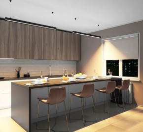 DK9123-BK Линейный светильник 30W 1250mm 3000K, черный в Режи - rezh.ok-mebel.com | фото 7