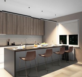 DK9124-BK Линейный светильник 30W 1250mm 4000K, черный в Режи - rezh.ok-mebel.com | фото 4