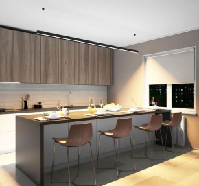 DK9253-BK Линейный светильник 62W 2500mm 3000K, черный в Режи - rezh.ok-mebel.com | фото 5
