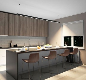 DK9254-BK Линейный светильник 62W 2500mm 4000K, черный в Режи - rezh.ok-mebel.com | фото 5