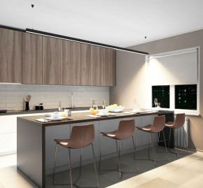 DK9304-BK Линейный светильник 72W 3000mm 4000K, черный в Режи - rezh.ok-mebel.com | фото 5