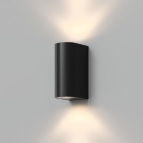 DK9791-BK Настенный уличный светильник NARVIK, IP44, 2хGU10 LED, до 15 Вт, черный, алюминий в Режи - rezh.ok-mebel.com | фото