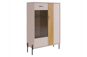 ДОМИНИКА Комод (со стеклом) в Режи - rezh.ok-mebel.com | фото