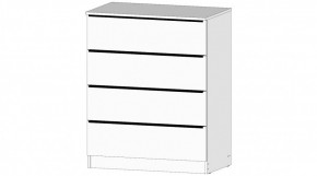 ЭЛЕГАНТ Комод 4 ящика (белый) в Режи - rezh.ok-mebel.com | фото
