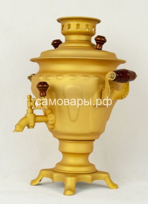 Электрический самовар "Русское золото" матовая груша на 2 литра (Ограниченная серия) в Режи - rezh.ok-mebel.com | фото