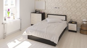 Фиеста Кровать 1200, цвет венге/дуб лоредо, ШхГхВ 123,5х203,5х80 см., сп.м. 1200х2000 мм., без матраса, основание есть в Режи - rezh.ok-mebel.com | фото 5
