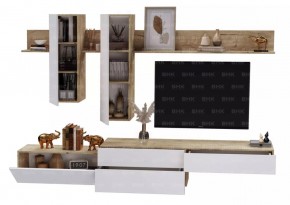 ФРИДА Гостиная (Белый/Обсидиан) в Режи - rezh.ok-mebel.com | фото 2