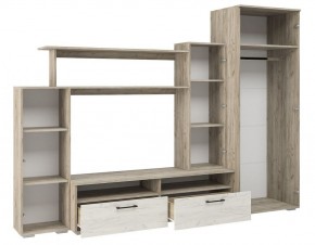 Гостиная Эмма (Дуб Крафт серый/белый) в Режи - rezh.ok-mebel.com | фото 3