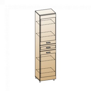 Гостиная Камелия Композиция 10 (Гикори Джексон темный) в Режи - rezh.ok-mebel.com | фото 2
