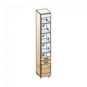 Гостиная Камелия Композиция 2 (Гикори Джексон светлый) в Режи - rezh.ok-mebel.com | фото 8