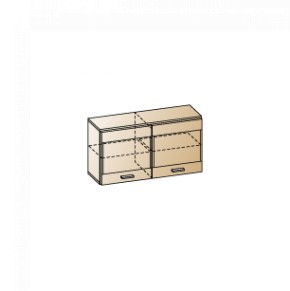 Гостиная Камелия Композиция 5 (Гикори Джексон светлый) в Режи - rezh.ok-mebel.com | фото 7