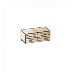 Гостиная Камелия Композиция 6 (Гикори Джексон темный) в Режи - rezh.ok-mebel.com | фото 5