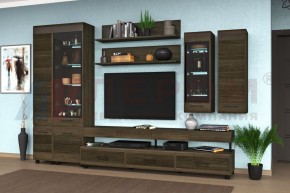 Гостиная Камелия Композиция 7 (Гикори Джексон темный) в Режи - rezh.ok-mebel.com | фото
