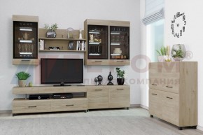 Гостиная Камелия Композиция 8 (Гикори Джексон светлый) в Режи - rezh.ok-mebel.com | фото 3