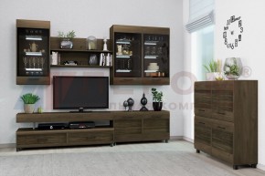 Гостиная Камелия Композиция 8 (Гикори Джексон темный) в Режи - rezh.ok-mebel.com | фото