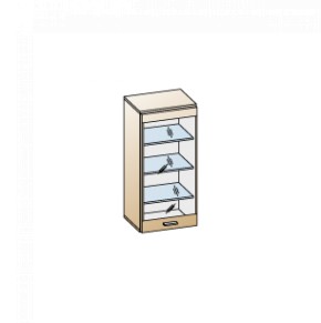 Гостиная Камелия Композиция 8 (Гикори Джексон темный) в Режи - rezh.ok-mebel.com | фото 2