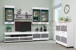 Гостиная Камелия Композиция 8 (Снежный ясень - серый) в Режи - rezh.ok-mebel.com | фото