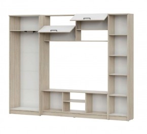 Гостиная МГС 3 Исполнение 1 (Дуб сонома/Белый) в Режи - rezh.ok-mebel.com | фото 3