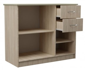 Комод АЛЛА (Дуб сонома светлый) Эко в Режи - rezh.ok-mebel.com | фото 2